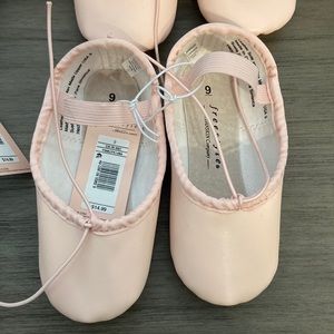 Freestyle by danskin ballet dance shoes toddler 9
